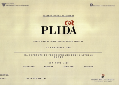 plida certificate